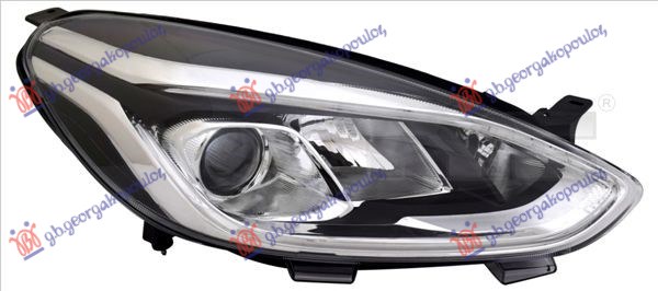 HEAD LAMP ELECTRICAL (H7/H1) W/LED DRL (W/MOTOR) (TYC)