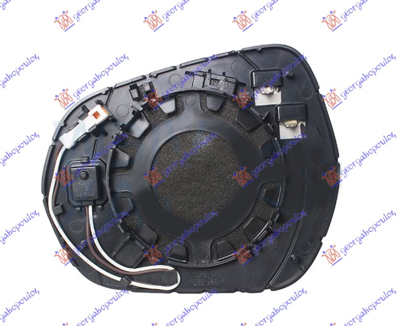 DOOR MIRROR GLASS HEATED (W/BLIS) (CONVEX GLASS)