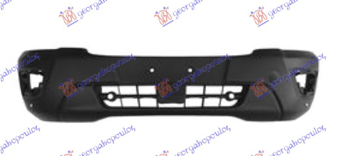 FRONT BUMPER BLACK (W/2 PDC) (A QUALITY)