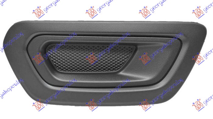 FRONT BUMPER GRILLE (W/O FOG LAMP HOLE)