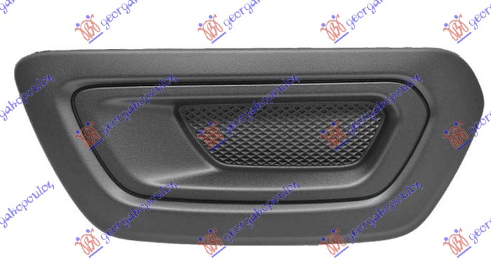 FRONT BUMPER GRILLE (W/O FOG LAMP HOLE)