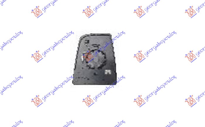 DOOR MIRROR GLASS HEATED UPPER (W/BLIS) (CONVEX GLASS)