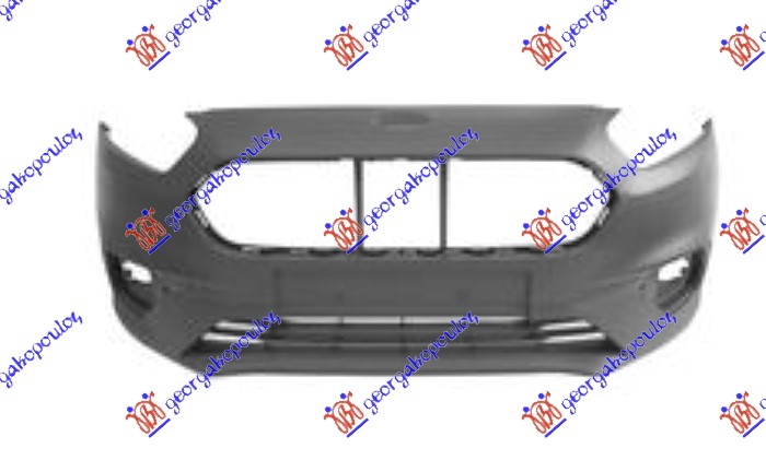 FRONT BUMPER HALF PRIMED 2018-