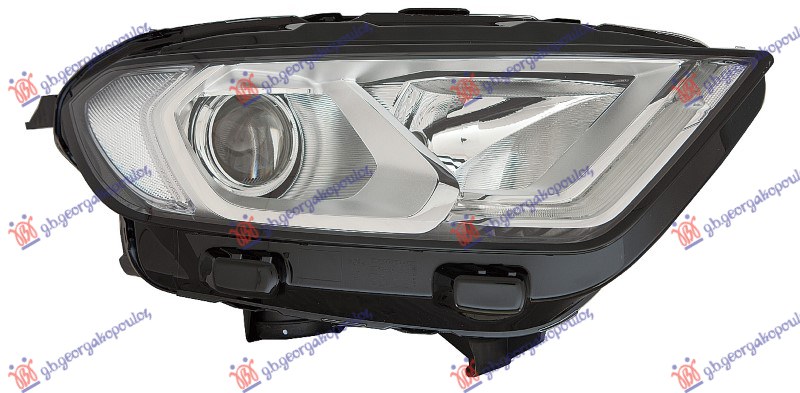 HEAD LAMP ELECTRICAL (CHROME) (H18/H1) (LED) (W/MOTOR) (DEPO)