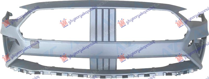 FRONT BUMPER PRIMED (W/TOW HOOK HOLE)