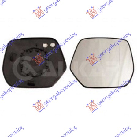 DOOR MIRROR GLASS HEATED
