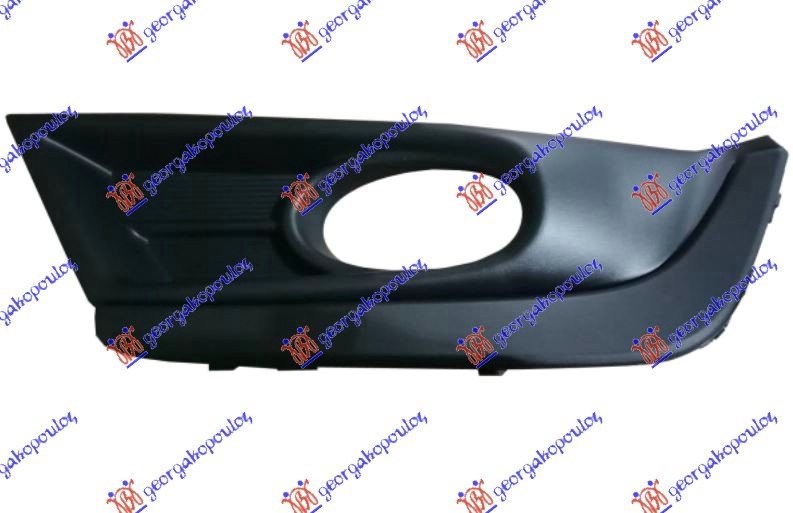 FRONT BUMPER GRILLE BLACK (W/ FOG LAMP HOLE)