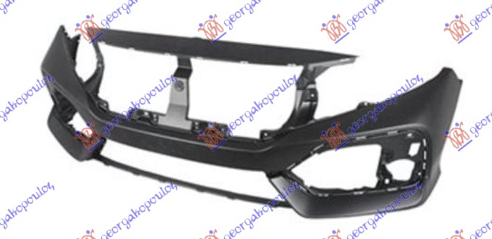 FRONT BUMPER PRIMED (WITH & W/O HEAD LAMP WASHER HOLES) (A QUALITY)