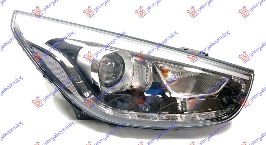 HEAD LAMP ELECTRICAL W/LED DRL (DEPO)