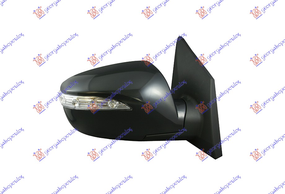 DOOR MIRROR ELECTRICAL HEATED (W/SIDE LAMP) (CONVEX GLASS)