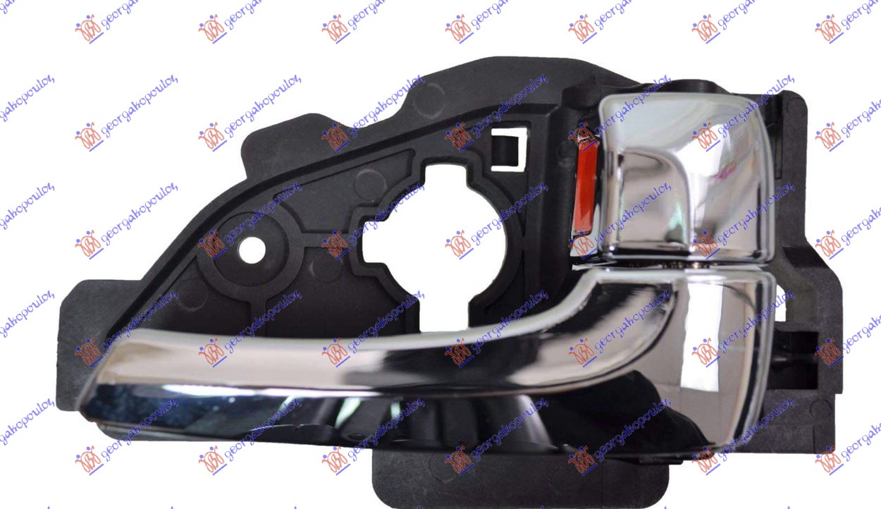 DOOR HANDLE FRONT/REAR INNER SILVER