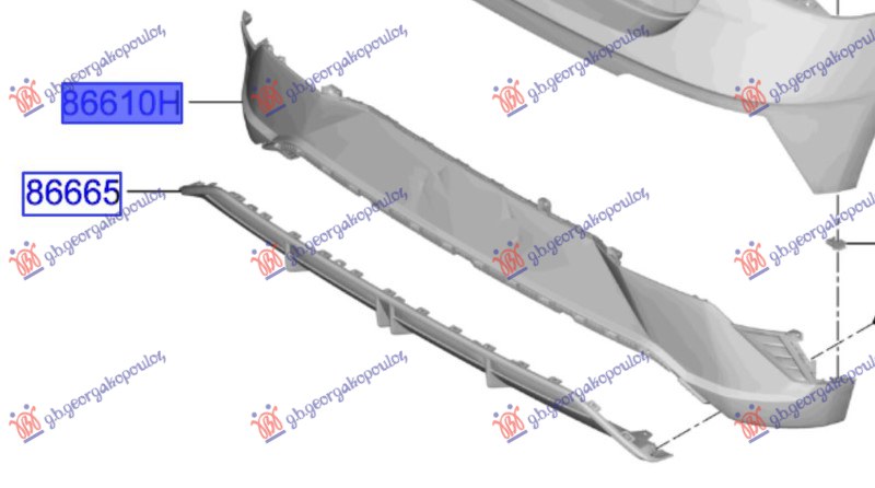 REAR BUMPER LOWER (ORIGINAL)
