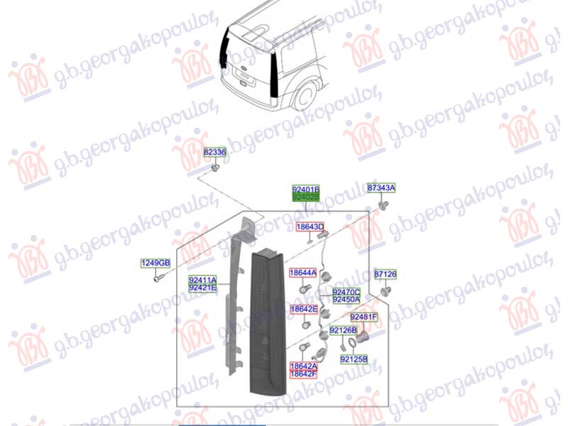 TAIL LAMP LOWER (ORIGINAL)