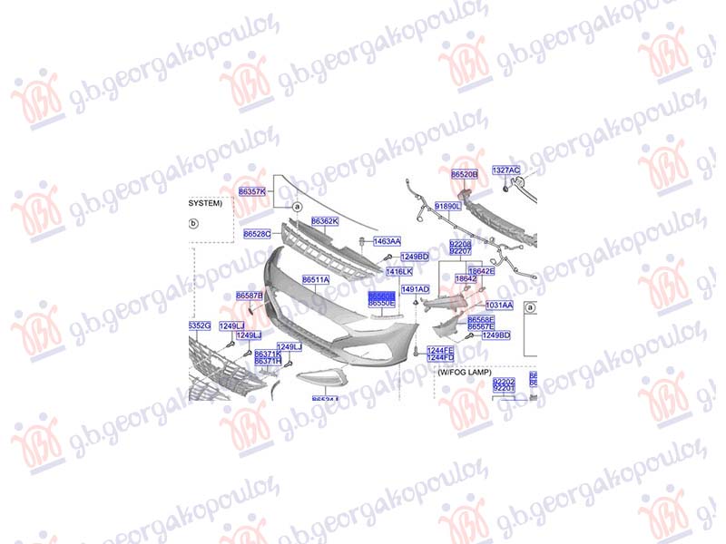 FRONT BUMPER BRACKET (ORIGINAL)