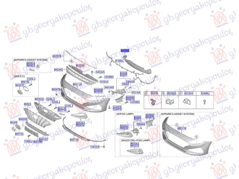 FRONT BUMPER ABSORBER (ORIGINAL)