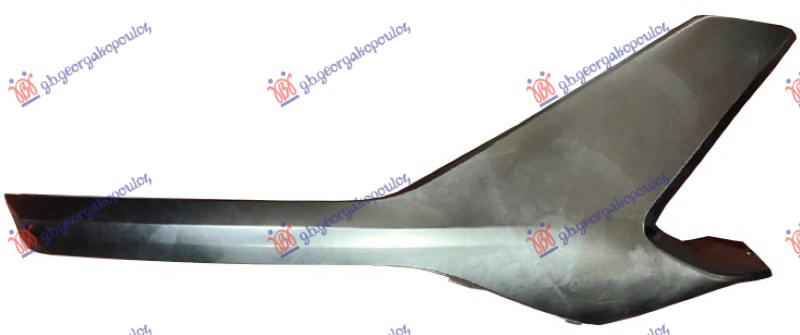 FRONT BUMPER SIDE GRILLE MOULDING CHROME
