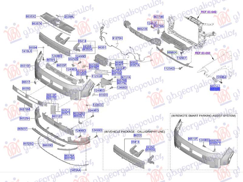 FRONT BUMPER SIDE BRACKET PLASTIC (ORIGINAL)