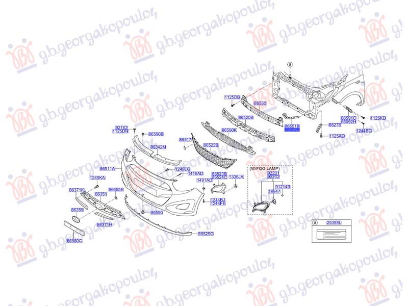 FRONT BUMPER SIDE BRACKET UPPER STEEL (ORIGINAL)