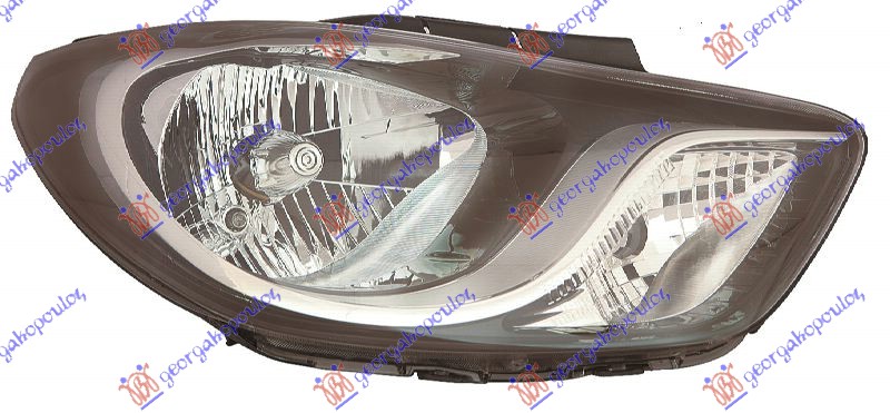 HEAD LAMP ELECTRICAL BLACK (W/MOTOR) (DEPO)