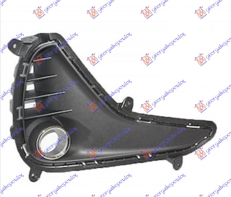 FRONT BUMPER SIDE GRILLE (W/ FOG LAMP HOLE) (ORIGINAL)