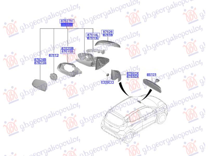 DOOR MIRROR ELECTRICAL HEATED (ORIGINAL)