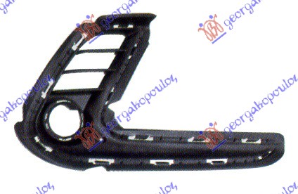 FRONT BUMPER GRILLE (W/ FOG LAMP HOLE)