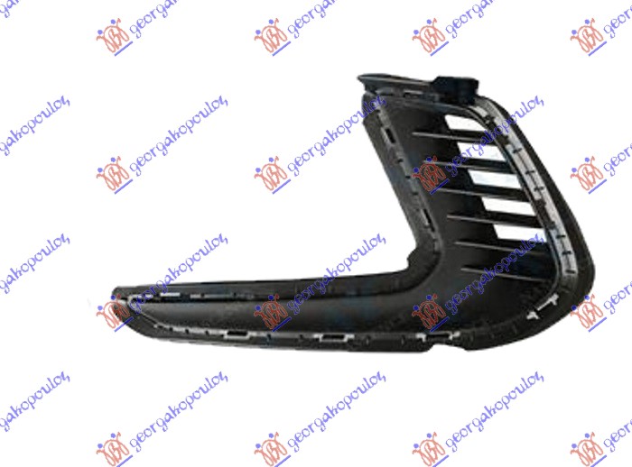 FRONT BUMPER GRILLE (W/O FOG LAMP HOLE)