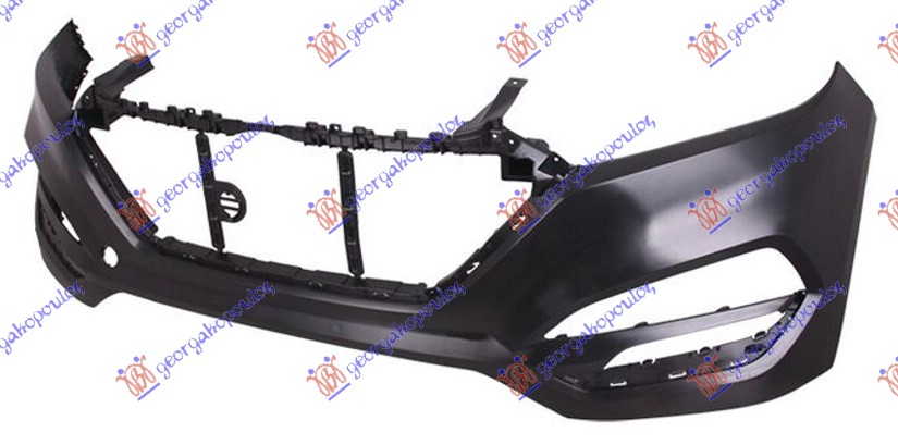 FRONT BUMPER UPPER PRIMED (W/LED DL)