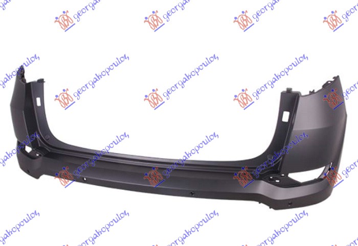 REAR BUMPER PRIMED (W/4 PDC) (A QUALITY)