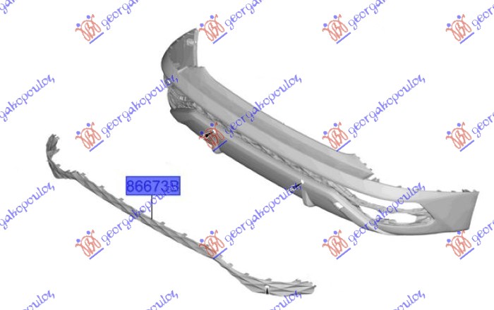 REAR BUMPER SPOILER (ORIGINAL)