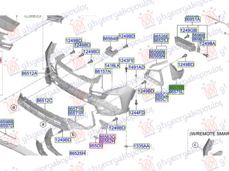 AIRDUCT FRONT BUMPER INNER (ORIGINAL)