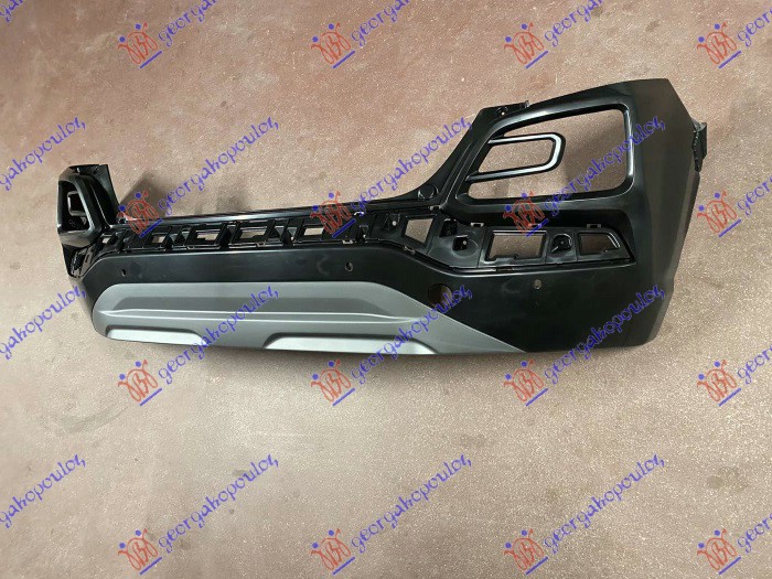 REAR BUMPER (W/PDS & SILVER SPOILER) (ORIGINAL)