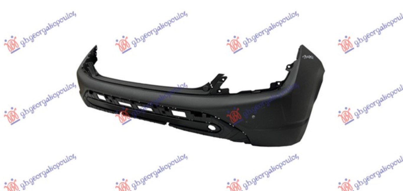 REAR BUMPER BLACK (W/2 PDC) (A QYALITY)