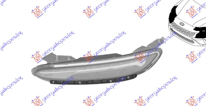 DAYTIME RUNNING LIGHT LED W/SIGNAL