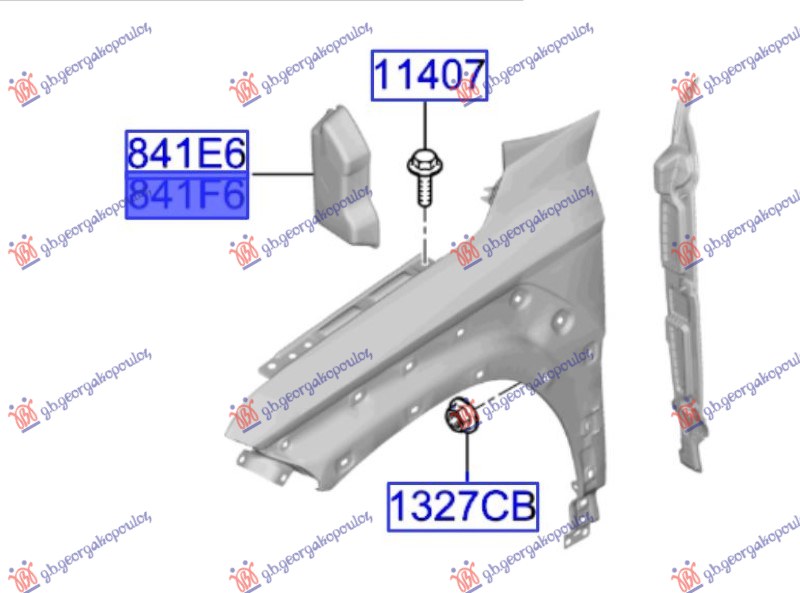 FRONT FENDER BRACKET (ORIGINAL)