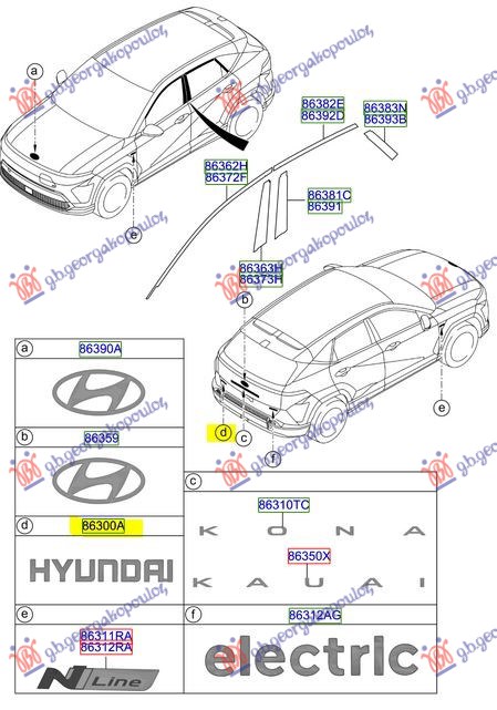 TRUNK LID EMBLEM (HYUNDAI) (ORIGINAL)