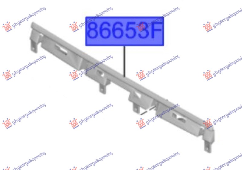 REAR BUMPER BRACKET UPPER PLASTIC -2024 (ORIGINAL)