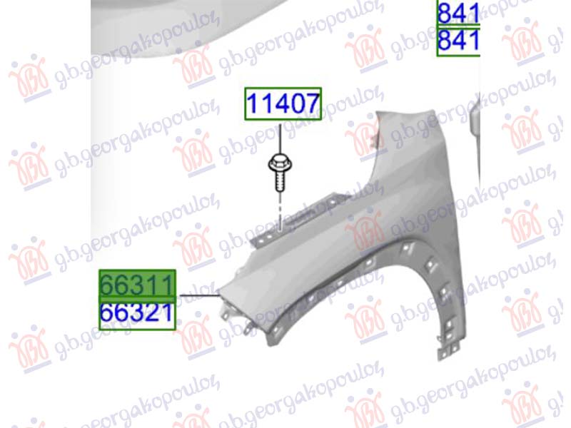 FRONT FENDER (ORIGINAL)