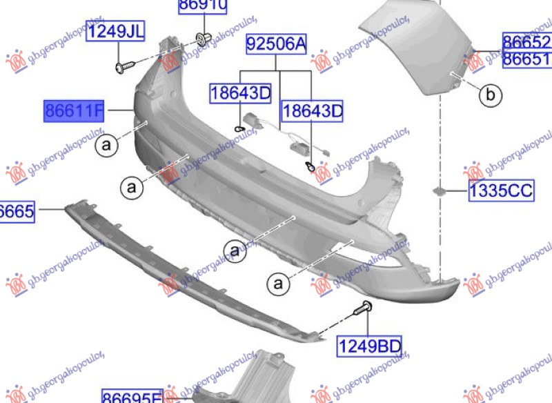 REAR BUMPER (ORIGINAL)