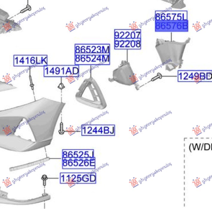 AIRDUCT FRONT BUMPER (ORIGINAL)