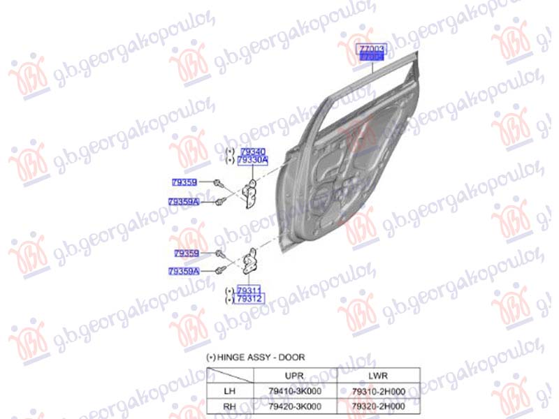 REAR DOOR (ORIGINAL)
