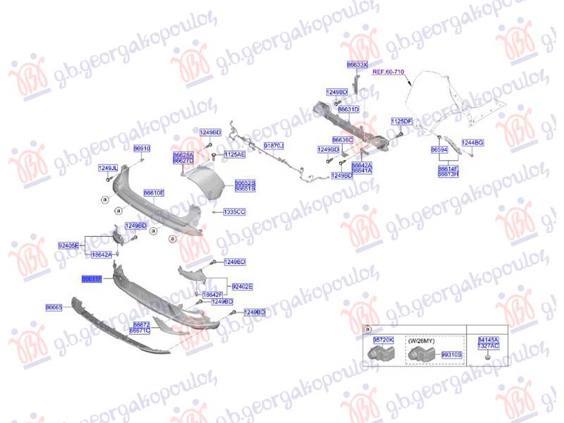 REAR BUMPER LOWER (ORIGINAL)