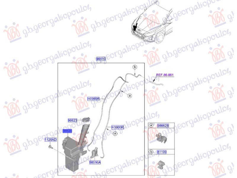 WIPER WASHER TANK (ORIGINAL)
