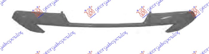 Bandă ornamentală grilă superioară (neagră) -2023