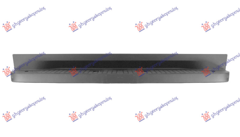 REAR BUMPER BLACK (PLASTIC STEP) (A QUALITY)