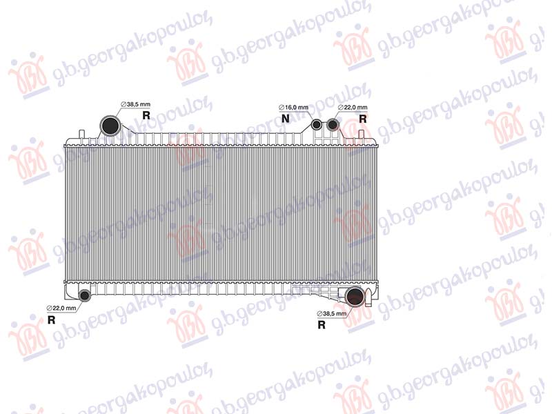 RADIATOR 2.0 PETROL (720x318) (NRF)