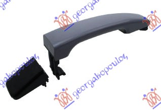 DOOR HANDLE REAR OUTER PRIMED