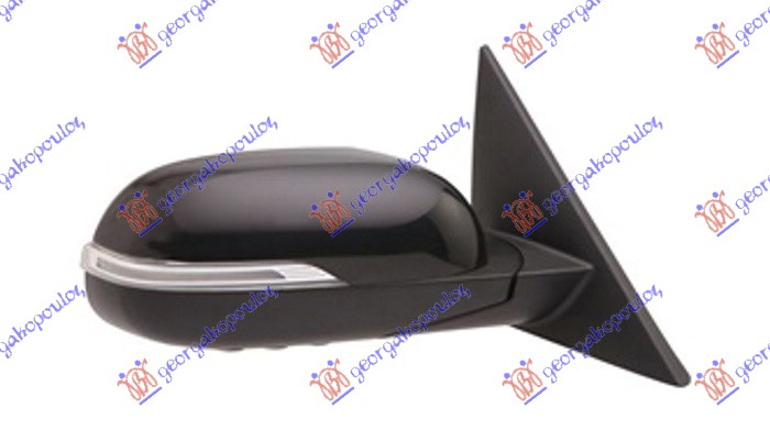 DOOR MIRROR ELECTRICAL HEATED FOLDABLE (W/SIDE LAMP & BLIND SPOT)