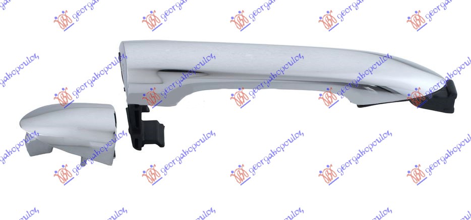 DOOR HANDLE FRONT OUTER CHROME