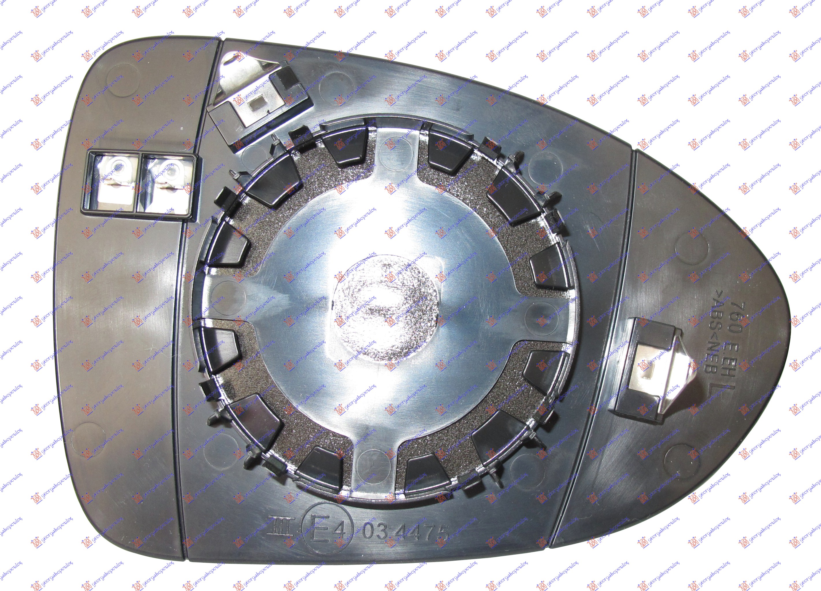 DOOR MIRROR GLASS HEATED (CONVEX GLASS)